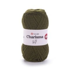 YARNART CHARISMA - KNITTING YARN OLIVE GREEN - 530