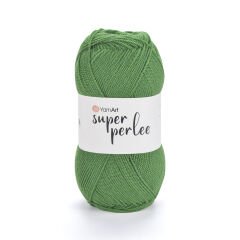 YARNART SUPER PERLEE - KNITTING YARN GRASS GREEN - 248