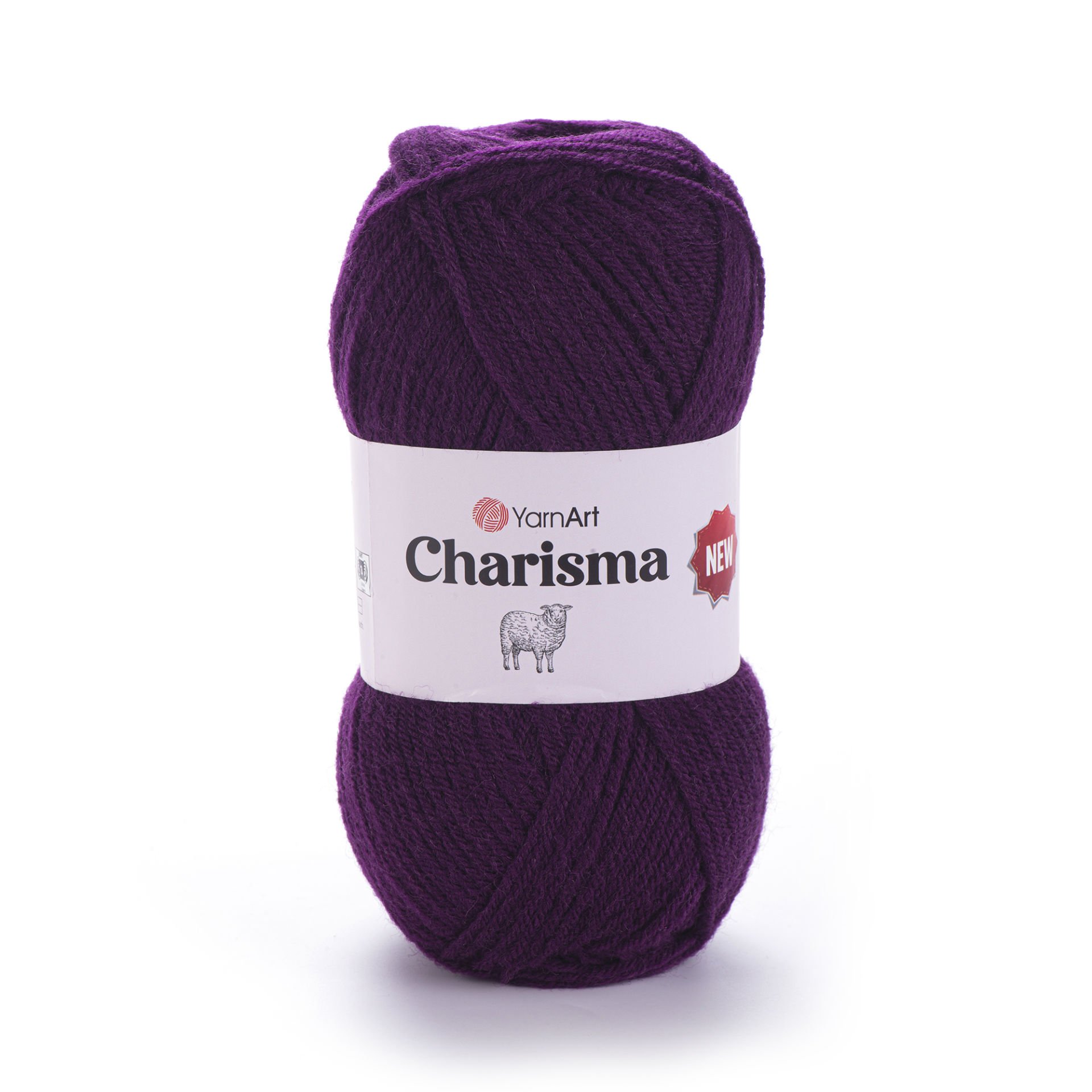 YARNART CHARISMA - KNITTING YARN EGGPLANT PURPLE - 10094