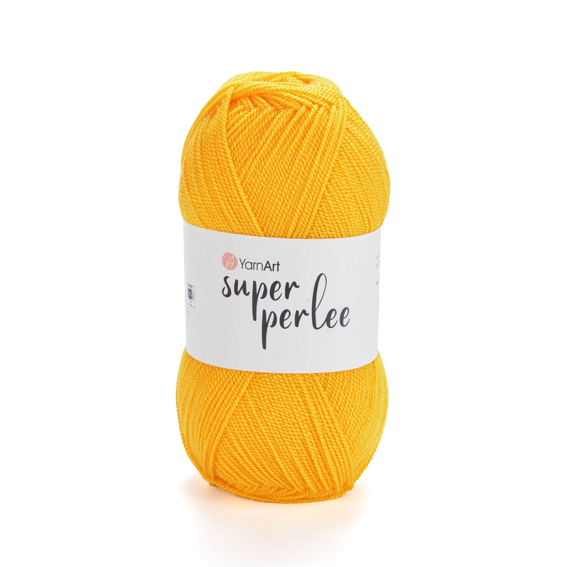 YARNART SUPER PERLEE - KNITTING YARN DARK YELLOW - 32