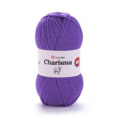 YARNART CHARISMA - KNITTING YARN PURPLE - 9561