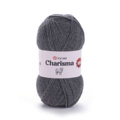 YARNART CHARISMA - KNITTING YARN GREY - 179