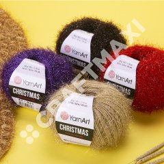 YARNART CHRISTMAS - SPARKLY KNITTING YARN