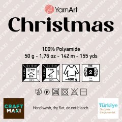 YARNART CHRISTMAS - SPARKLY KNITTING YARN