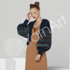 YARNART COLOR WAVE - MULTICOLOR KNITTING YARN