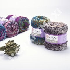 YARNART COLOR WAVE - MULTICOLOR KNITTING YARN