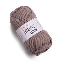 YARNART JEANS PLUS - KNITTING YARN TAUPE - 71