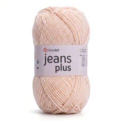 YARNART JEANS PLUS - KNITTING YARN PINKISH ORANGE - 73