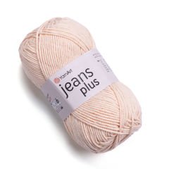 YARNART JEANS PLUS - KNITTING YARN PINKISH ORANGE - 73