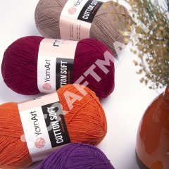 YARNART COTTON SOFT - KNITTING YARN TURQUOISE - 33