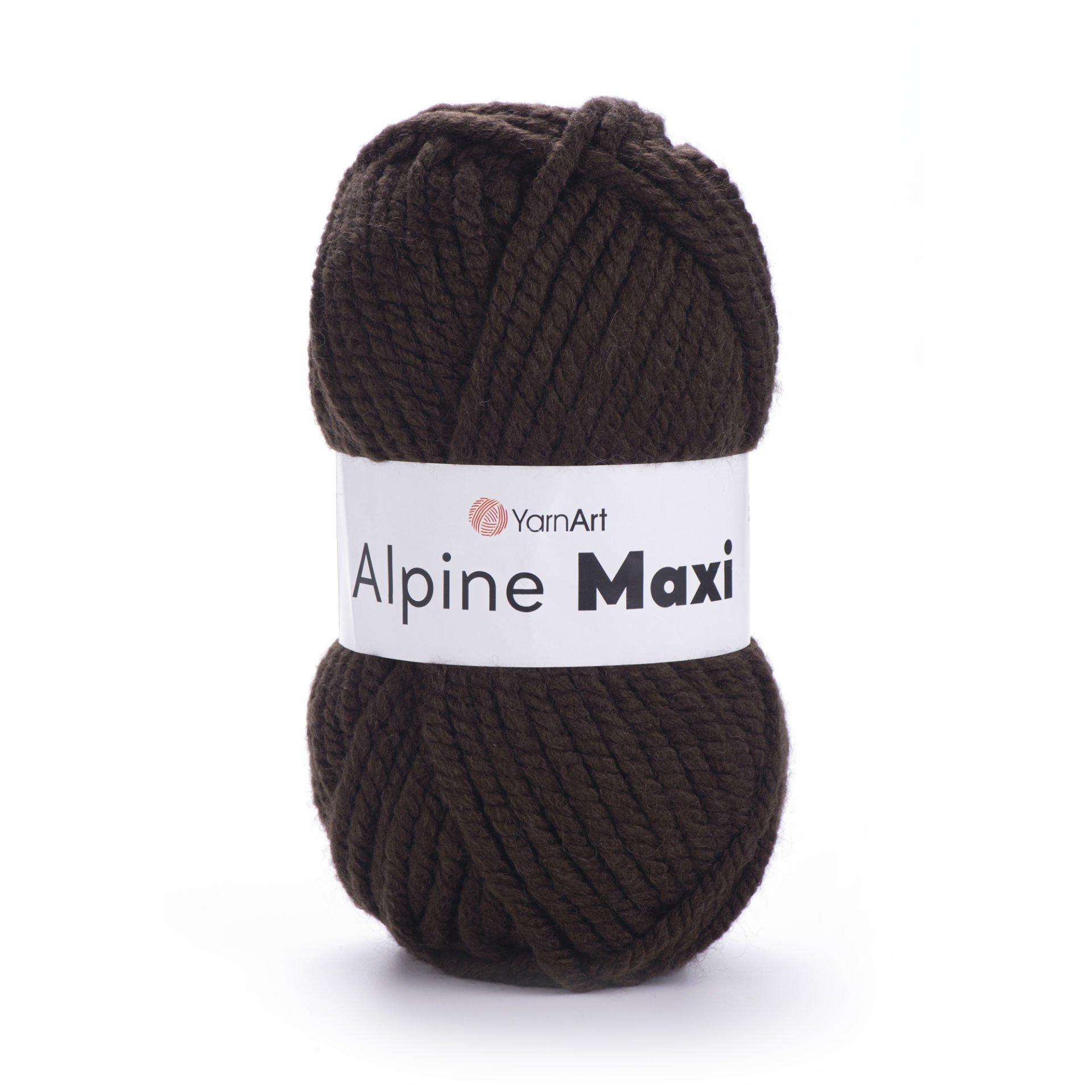 YARNART ALPINE MAXI - KNITTING YARN BROWN - 663