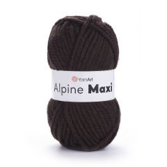 YARNART ALPINE MAXI - KNITTING YARN BROWN - 663