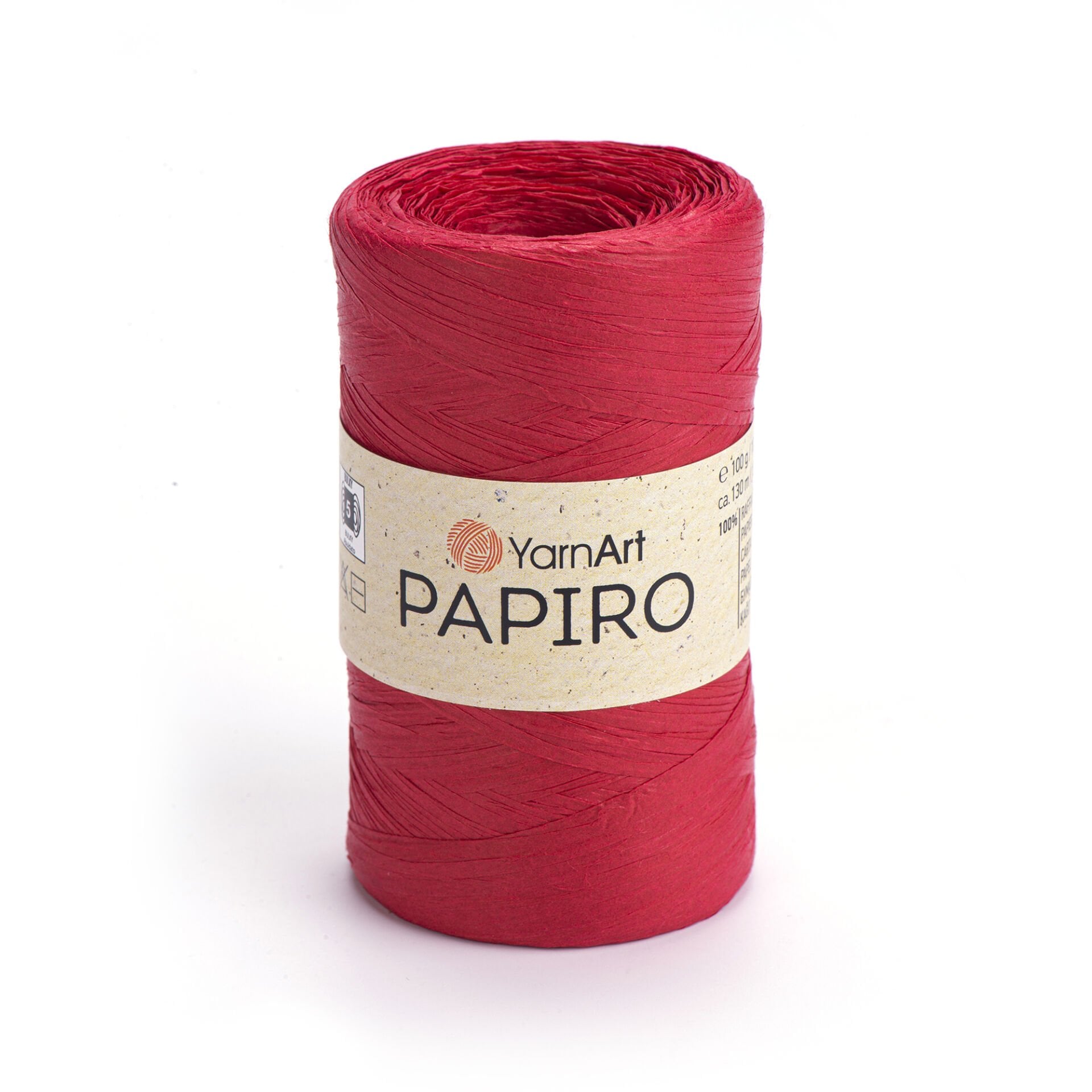 YARNART PAPIRO - PAPER RAFFIA RED - 1310