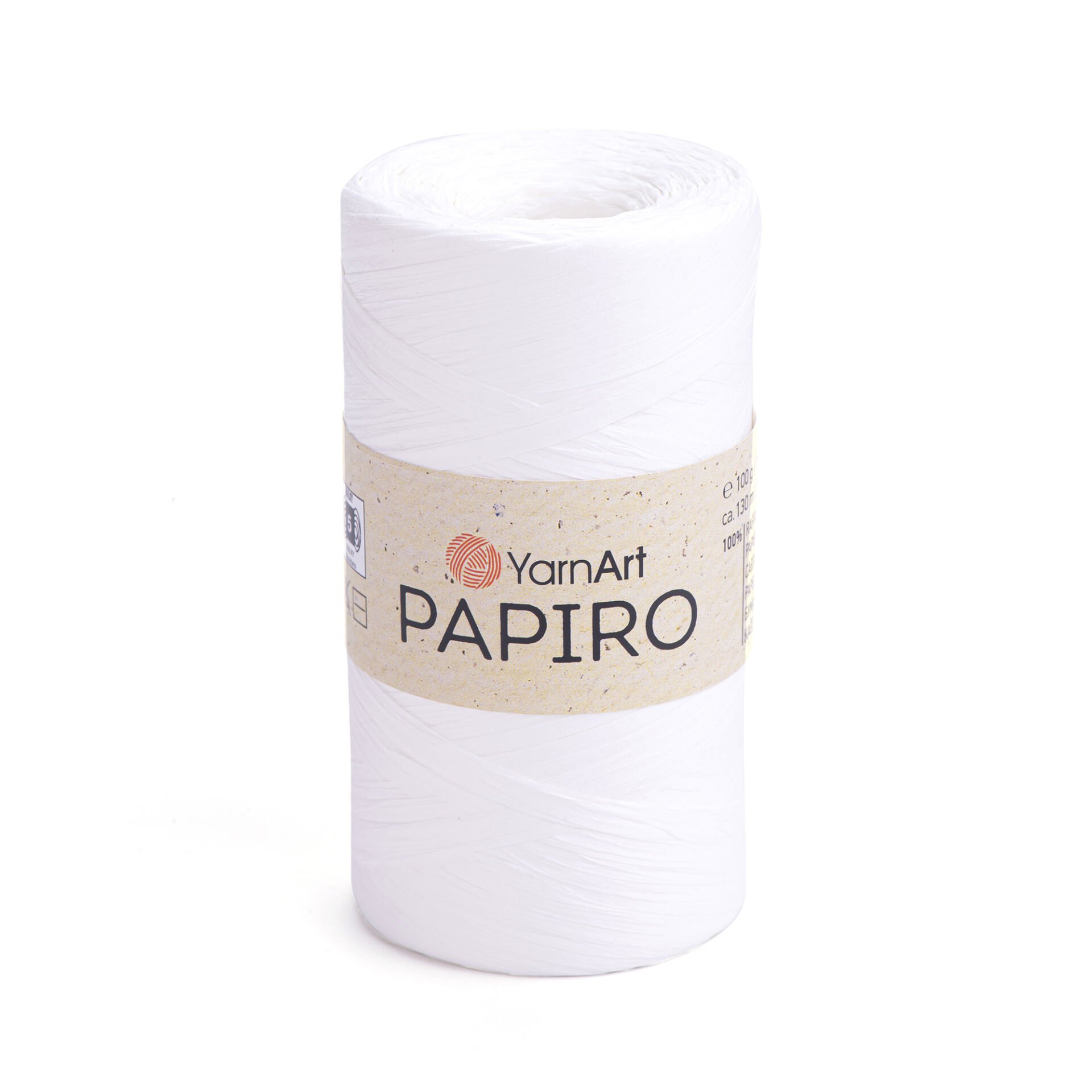 YARNART PAPIRO - PAPER RAFFIA WHITE - 1311