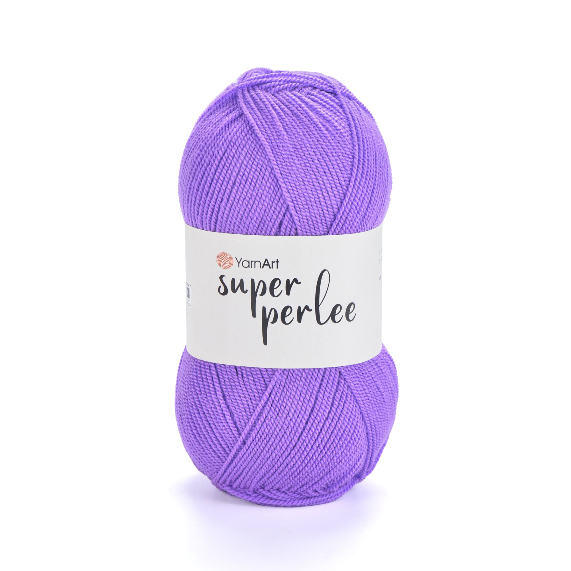 YARNART SUPER PERLEE - KNITTING YARN PURPLE - 75