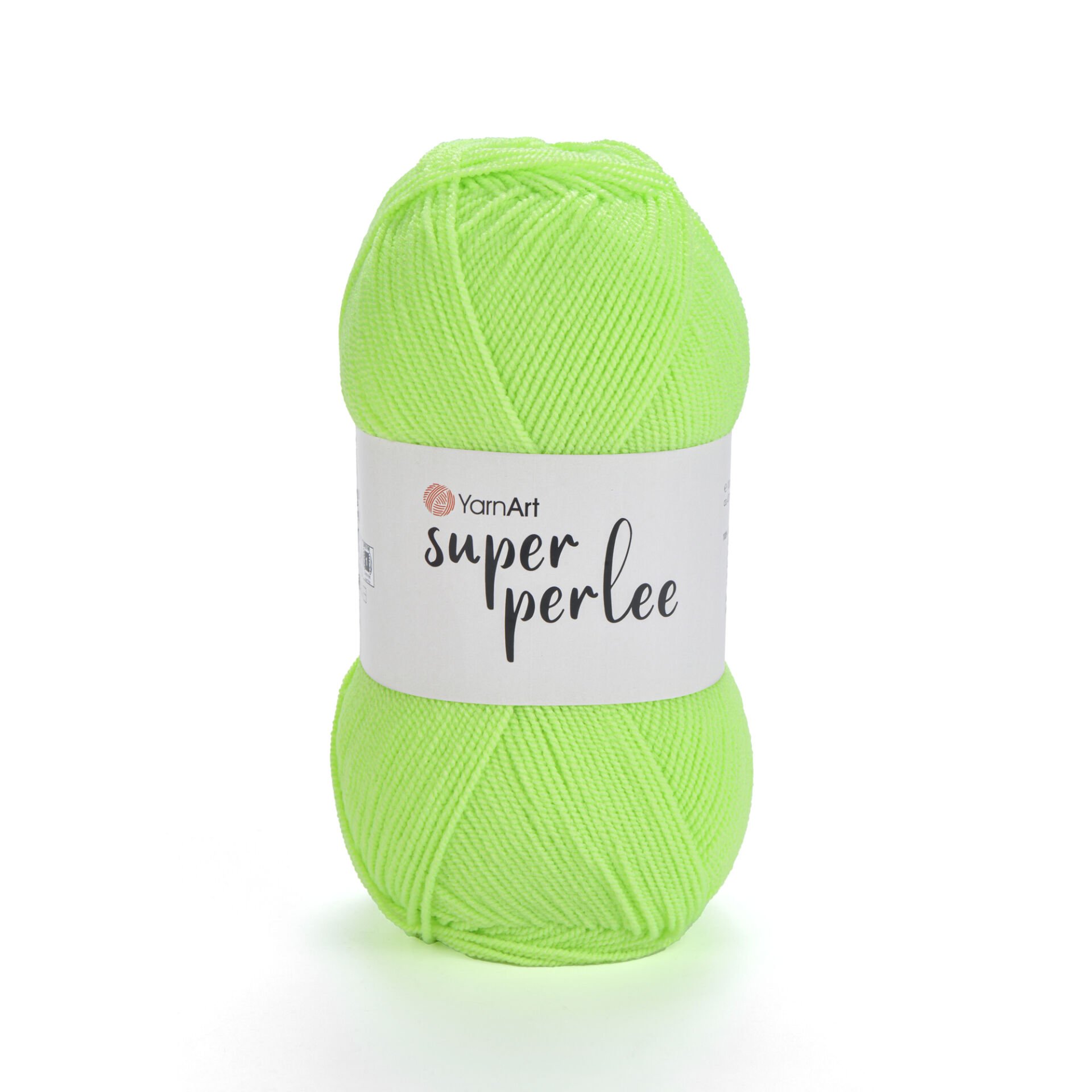 YARNART SUPER PERLEE - KNITTING YARN NEON GREEN - 79