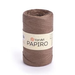 YARNART PAPIRO - PAPER RAFFIA BROWN - 1316