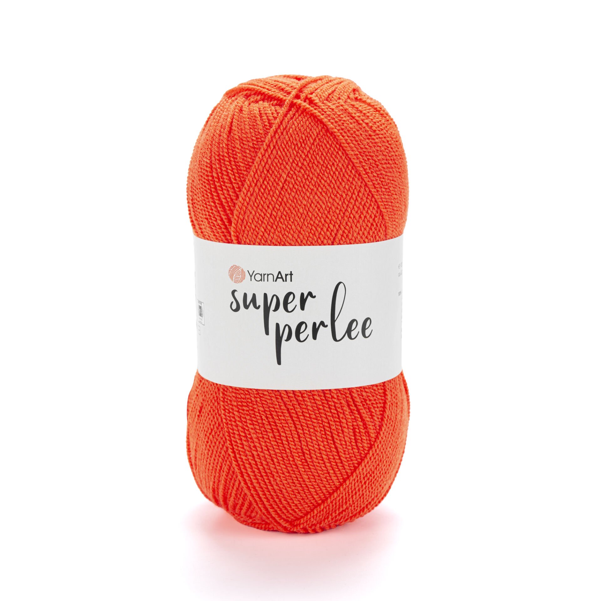 YARNART SUPER PERLEE - KNITTING YARN ORANGE - 8279