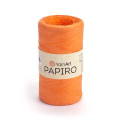 YARNART PAPIRO - PAPER RAFFIA ORANGE - 1317