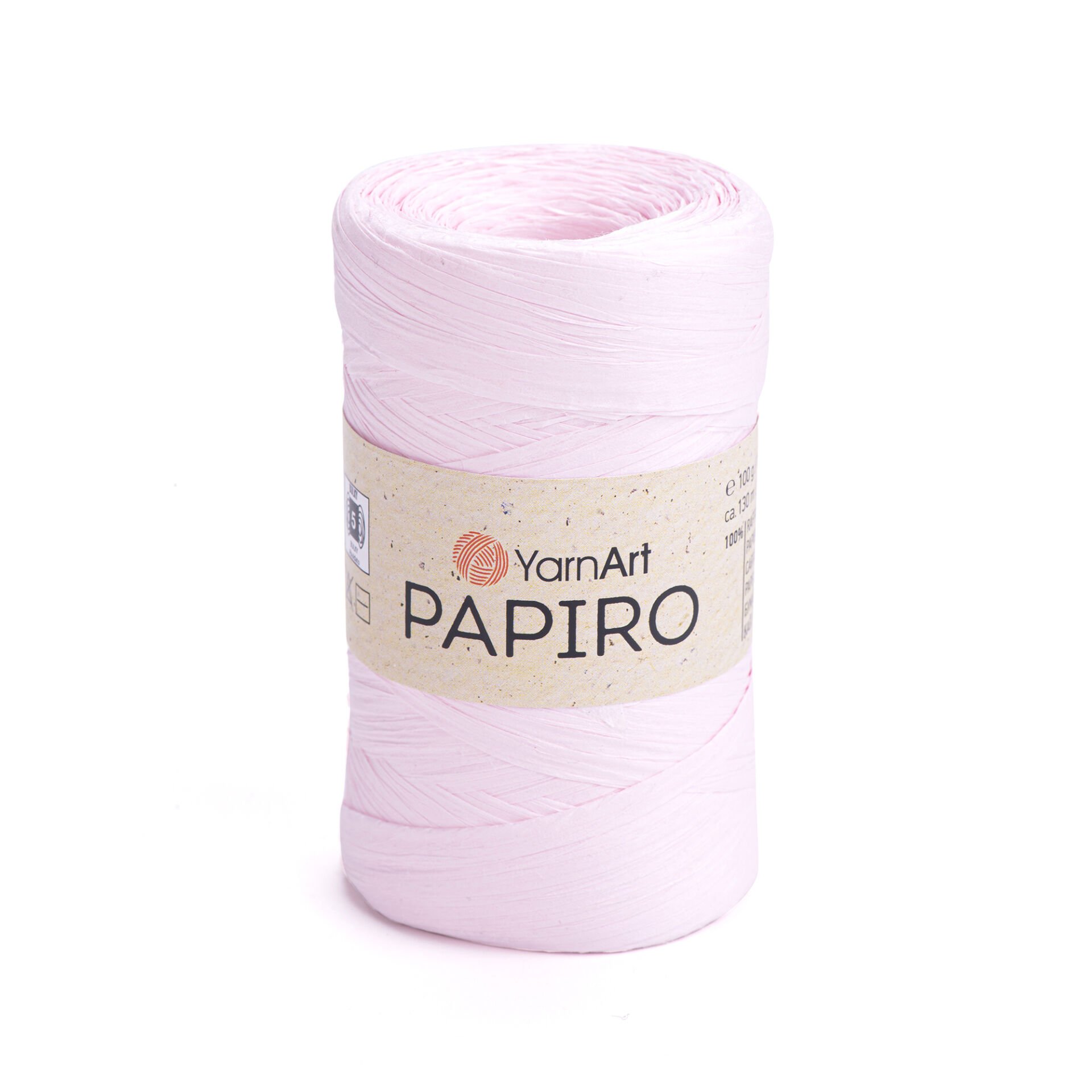 YARNART PAPIRO - PAPER RAFFIA PINK - 1318