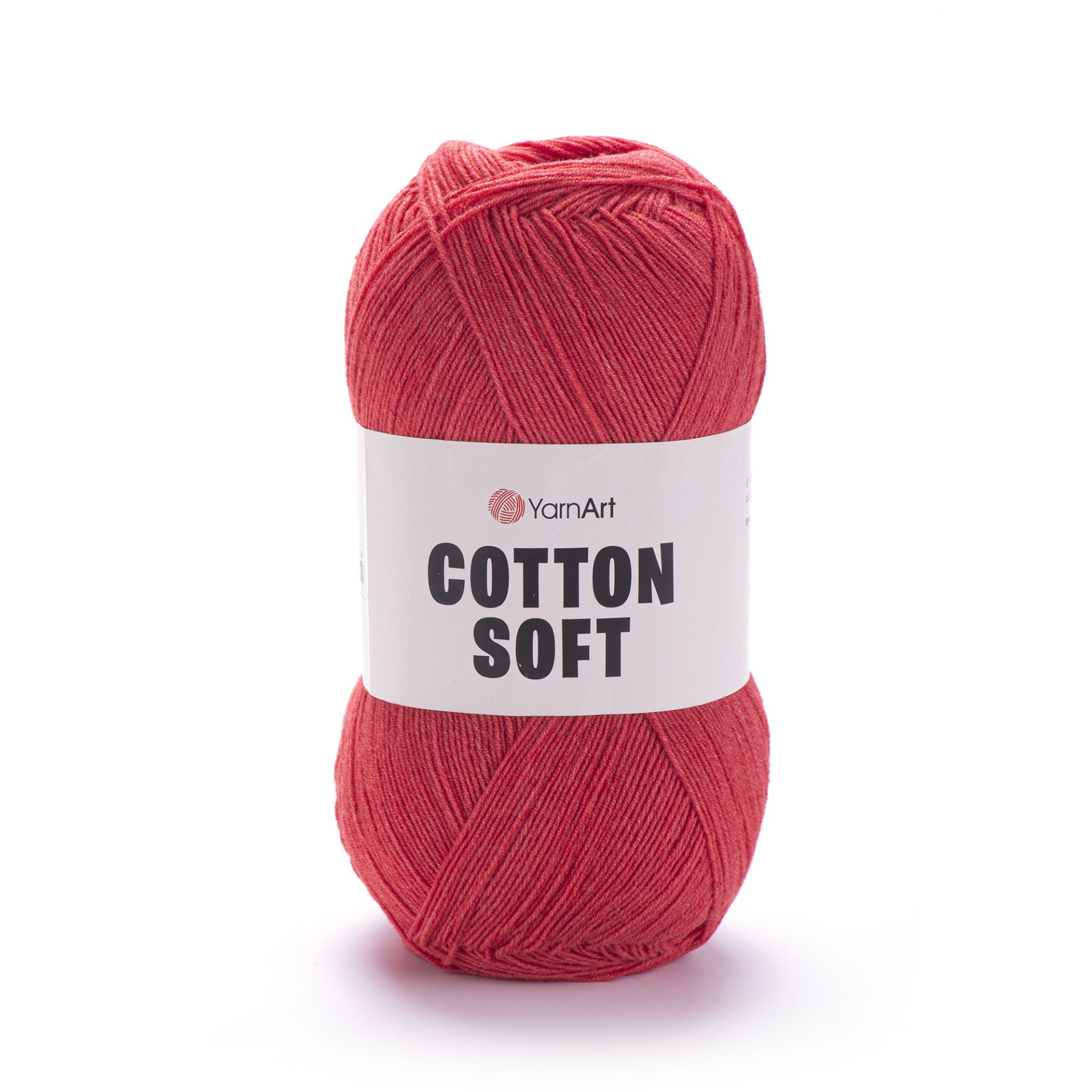 YARNART COTTON SOFT - KNITTING YARN REDDISH ORANGE - 26