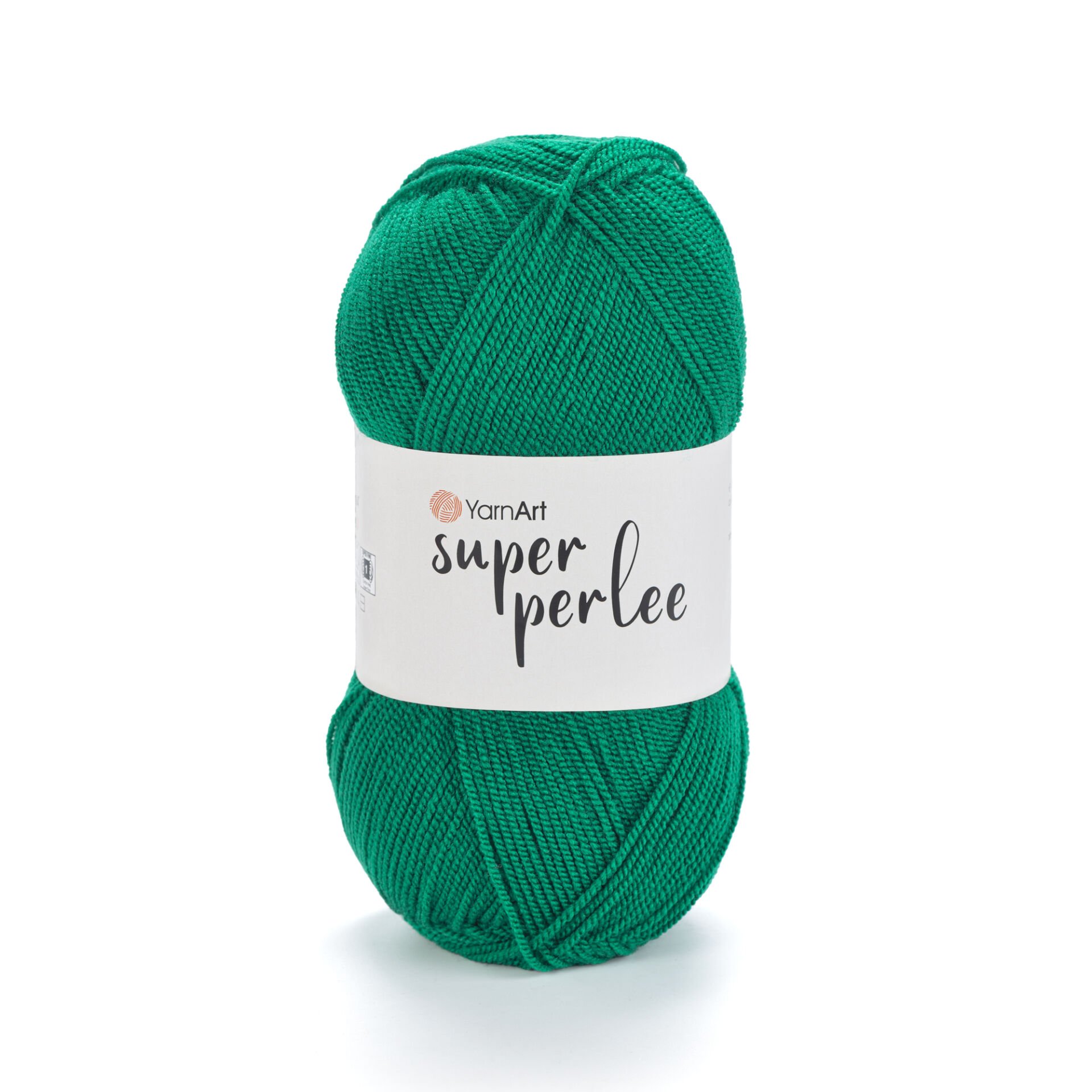 YARNART SUPER PERLEE - KNITTING YARN DARK GREEN - 846