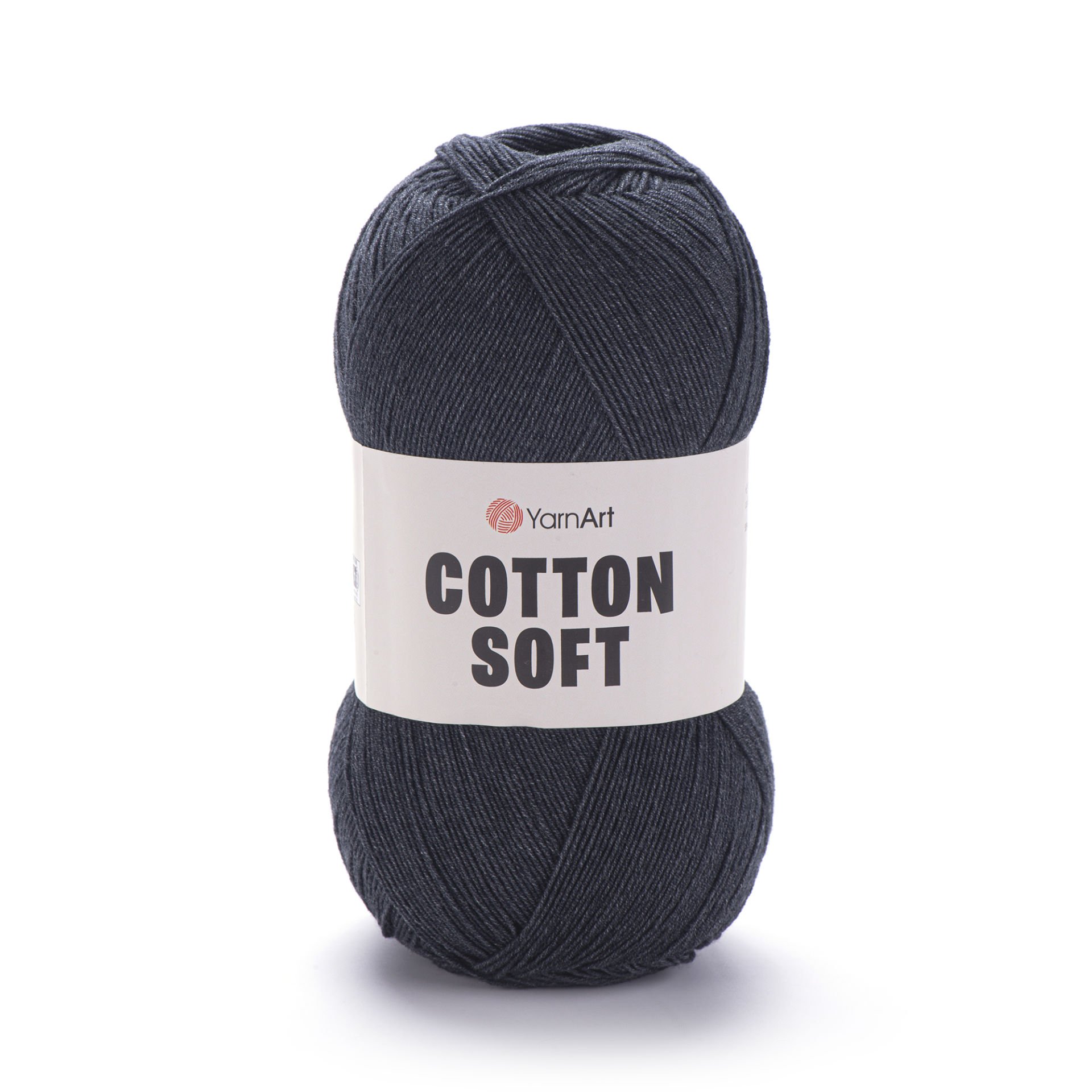 YARNART COTTON SOFT - KNITTING YARN ANTHRACITE - 28