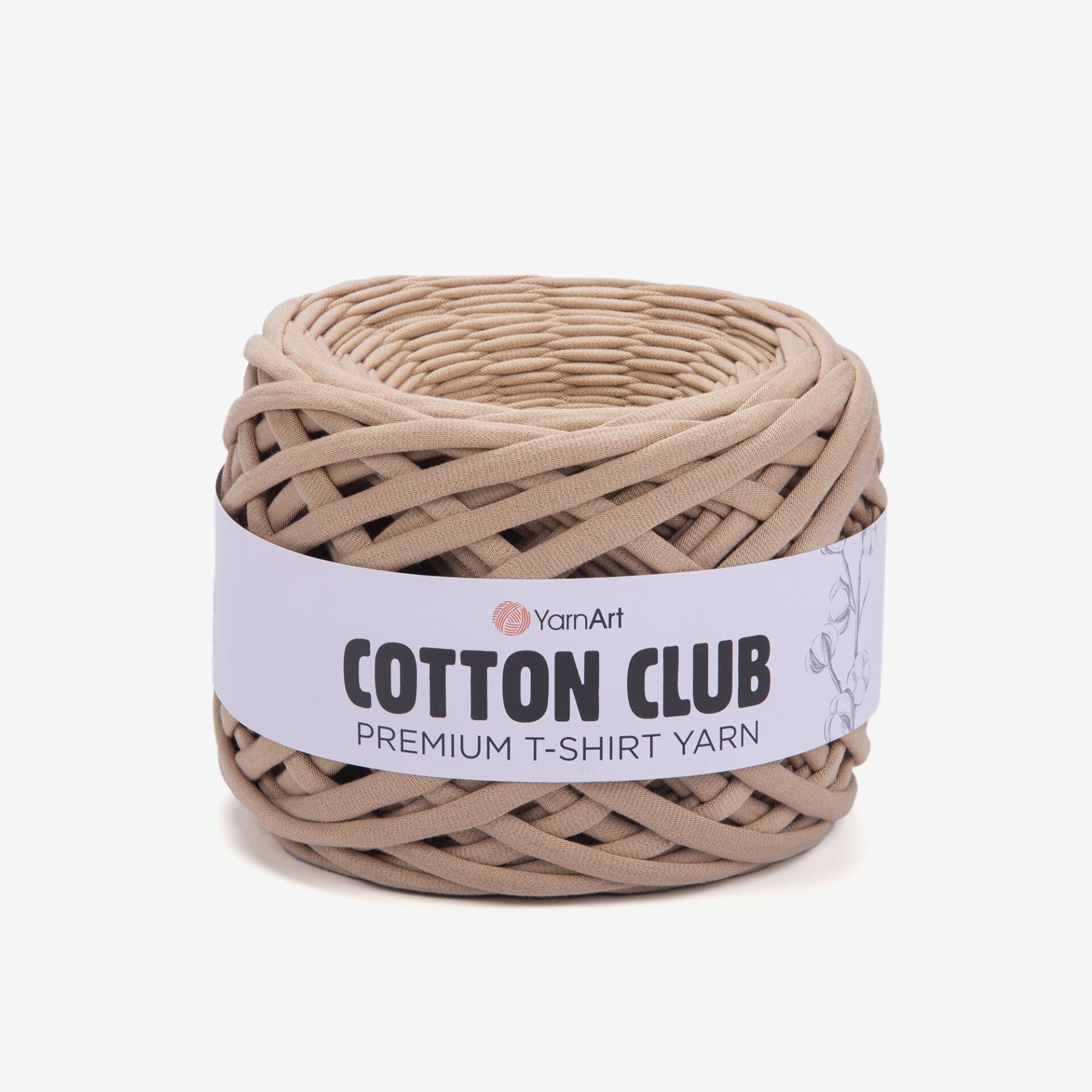 YARNART COTTON CLUB - PREMIUM T-SHIRT YARN MILKY BROWN - 7311