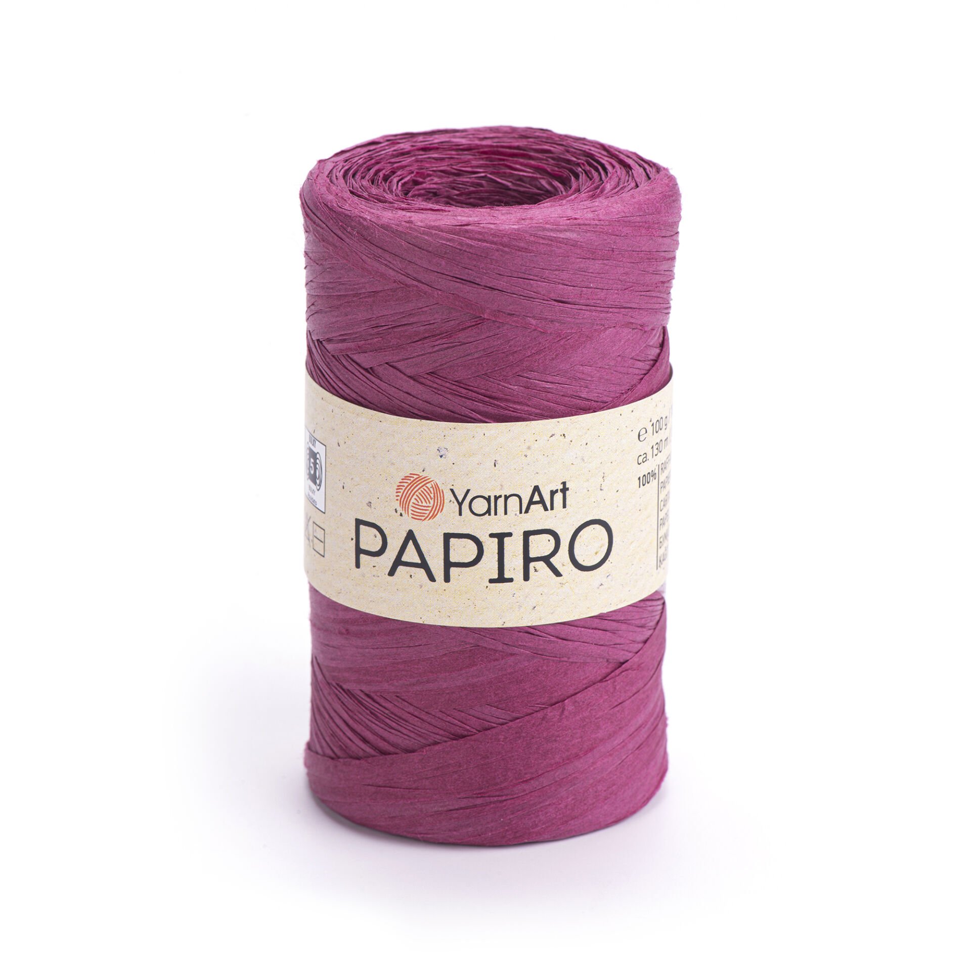 YARNART PAPIRO - PAPER RAFFIA PINK - 1322