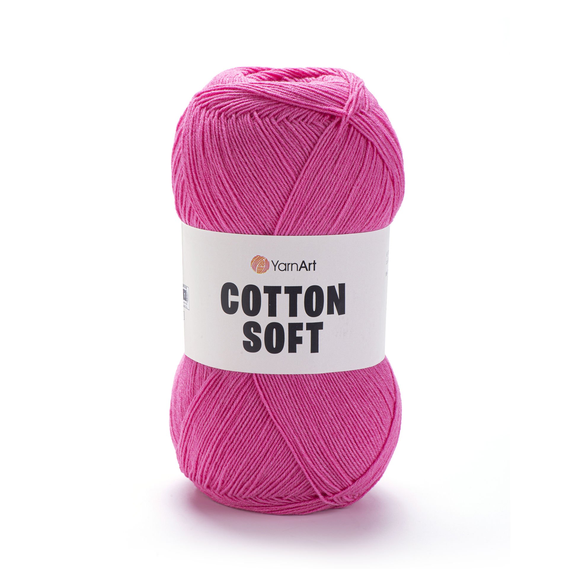 YARNART COTTON SOFT - KNITTING YARN DARK PINK - 42