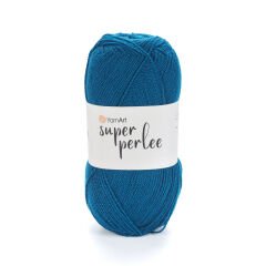 YARNART SUPER PERLEE - KNITTING YARN DARK PETROL BLUE - 850