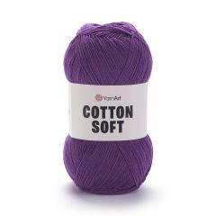 YARNART COTTON SOFT - KNITTING YARN PURPLE - 50