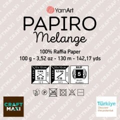 YARNART PAPIRO MELANGE - PAPER RAFFIA