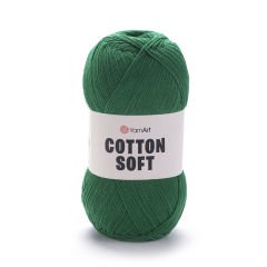 YARNART COTTON SOFT - KNITTING YARN GREEN - 52