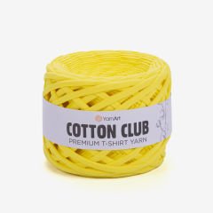 YARNART COTTON CLUB - PREMIUM T-SHIRT YARN LEMON  - 7320