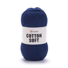 YARNART COTTON SOFT - KNITTING YARN NAVY - 54