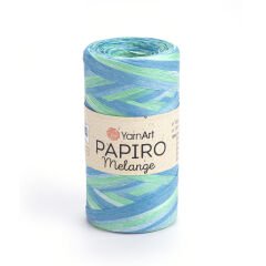 YARNART PAPIRO MELANGE - PAPER RAFFIA VARIEGATED - 2303