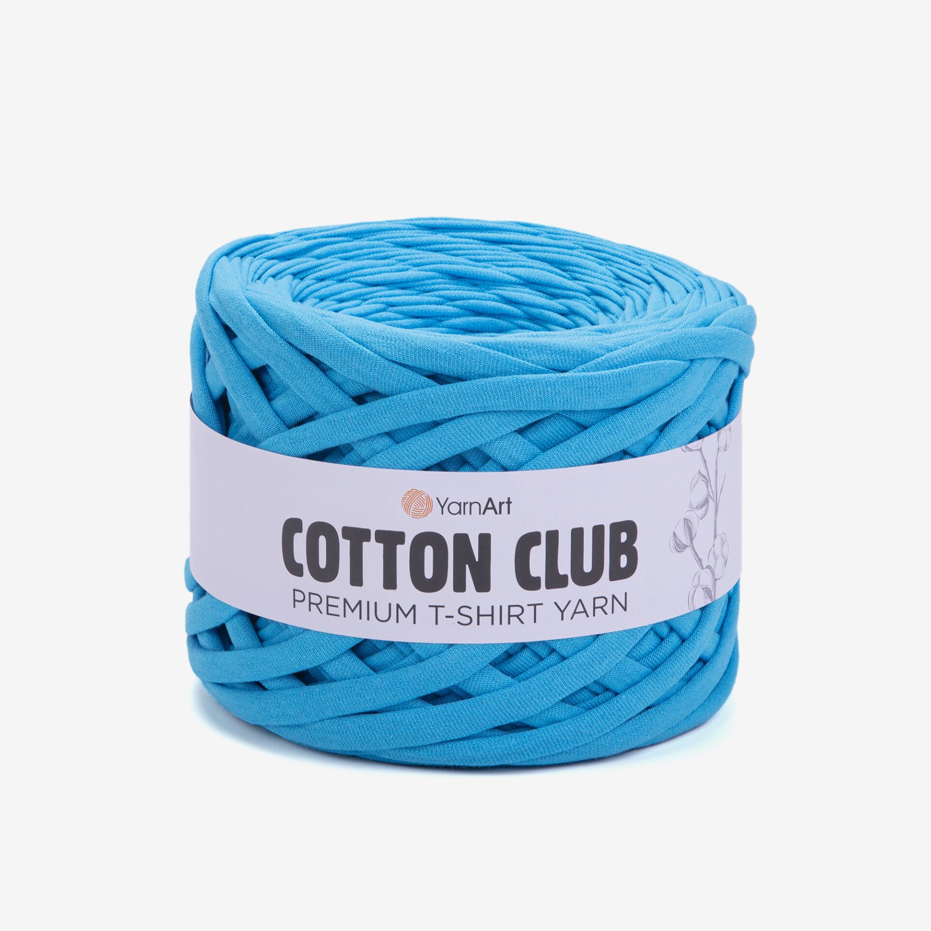 YARNART COTTON CLUB - PREMIUM T-SHIRT YARN TURQUOISE - 7325