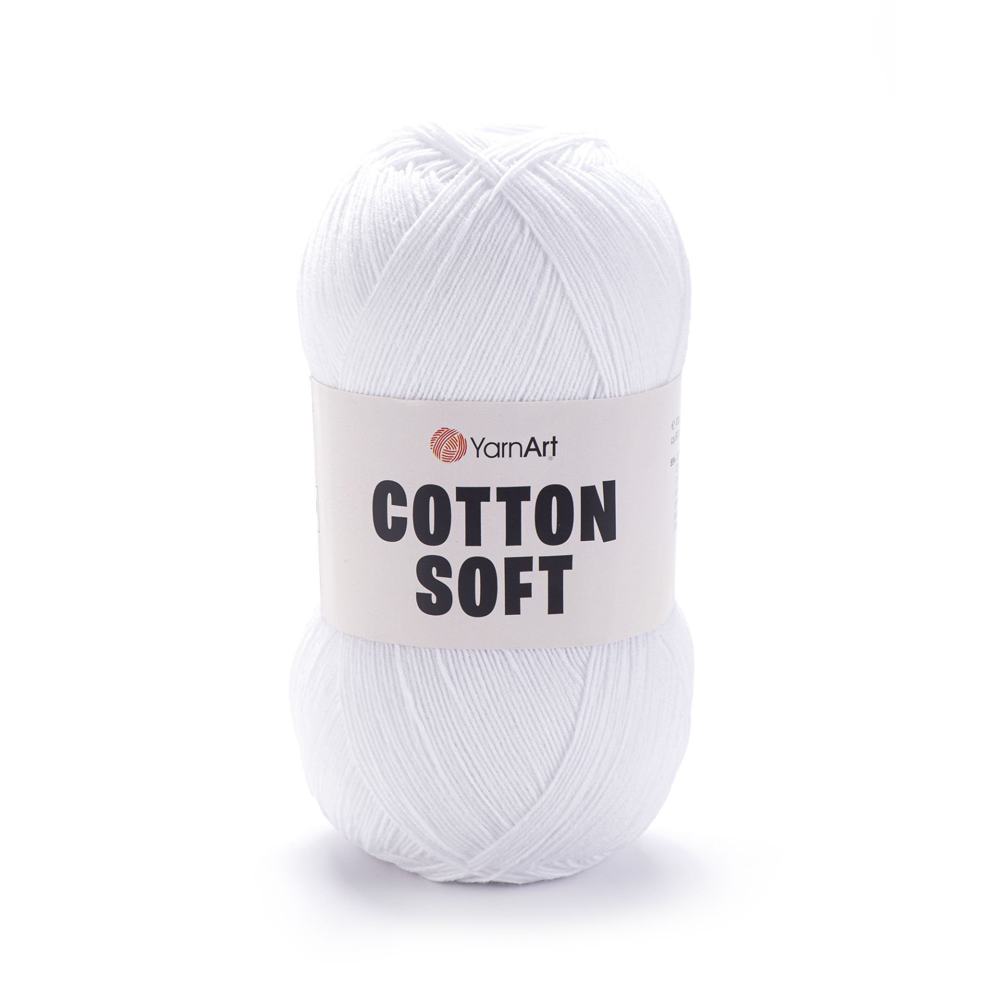 YARNART COTTON SOFT - KNITTING YARN OPTIC WHITE - 62