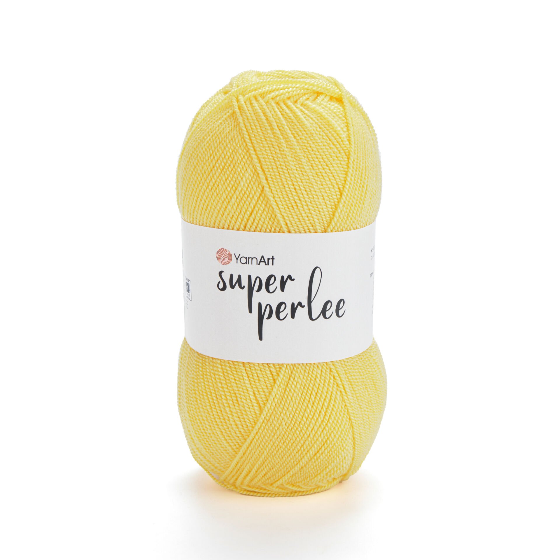 YARNART SUPER PERLEE - KNITTING YARN YELLOW - 216