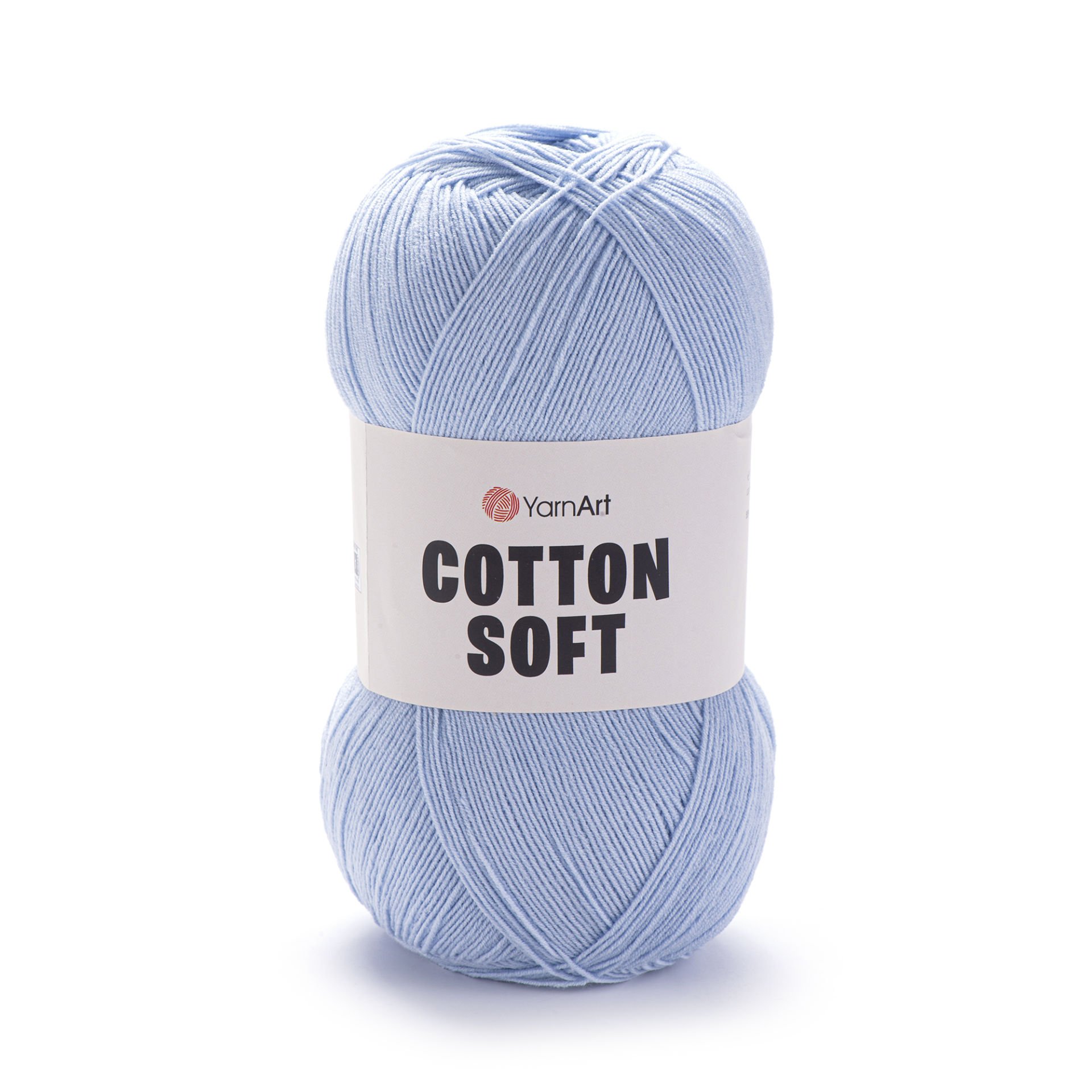 YARNART COTTON SOFT - KNITTING YARN BABY BLUE - 75