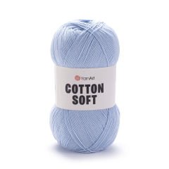 YARNART COTTON SOFT - KNITTING YARN BABY BLUE - 75