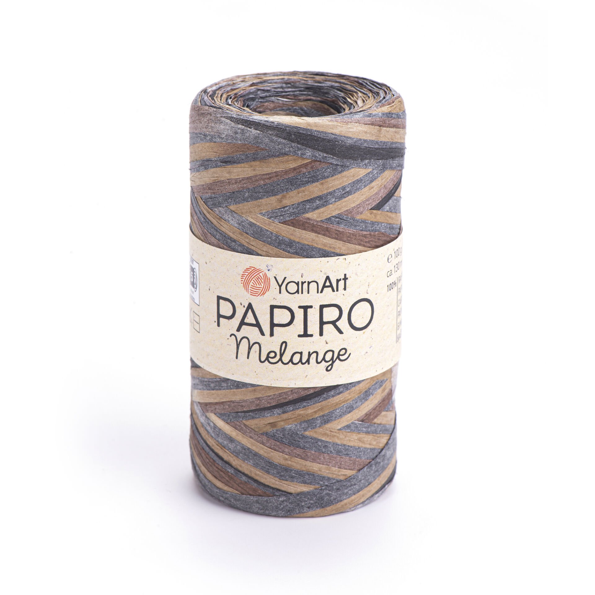YARNART PAPIRO MELANGE - PAPER RAFFIA VARIEGATED - 2309