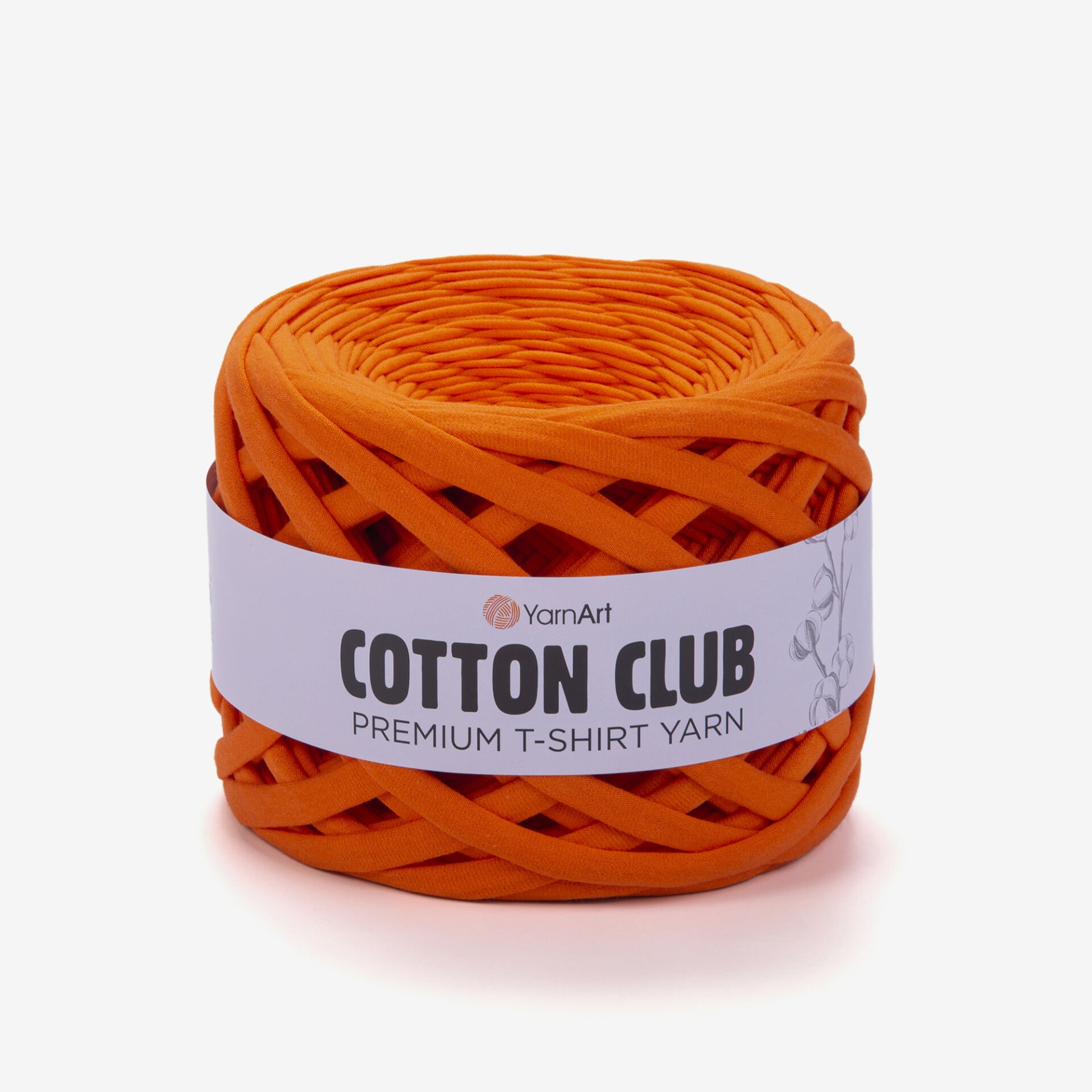 YARNART COTTON CLUB - PREMIUM T-SHIRT YARN ORANGE - 7332