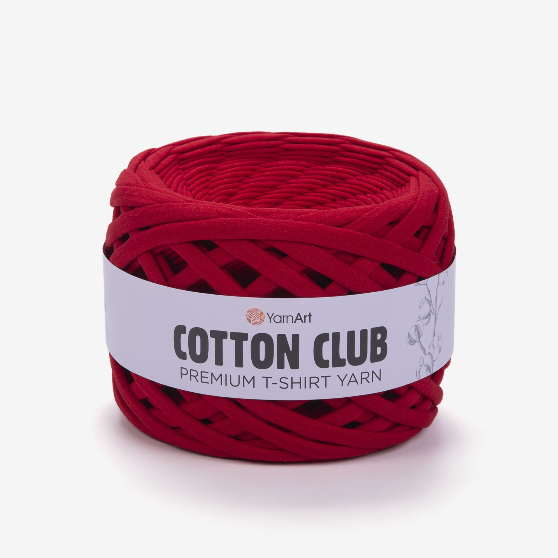 YARNART COTTON CLUB - PREMIUM T-SHIRT YARN RED - 7334