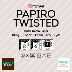 YARNART PAPIRO TWISTED - PAPER RAFFIA