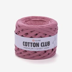 YARNART COTTON CLUB - PREMIUM T-SHIRT YARN LIGHT DRIED ROSE - 7340