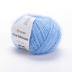YARNART CHRISTMAS - SPARKLY KNITTING YARN LIGHT BLUE - 03