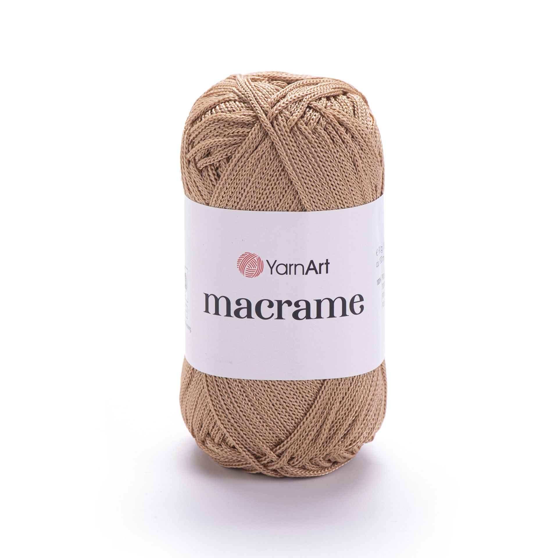 YARNART MACRAME - MACRAME CORD DARK BEIGE - 131