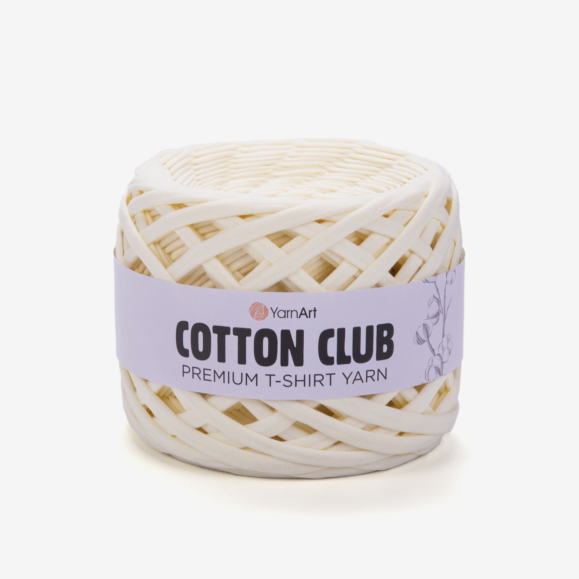 YARNART COTTON CLUB - PREMIUM T-SHIRT YARN VANILLA - 7348